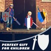 Motionchic 12 Sets DIY Shield Kit for Kids 15.8"x22.8" Cardboard