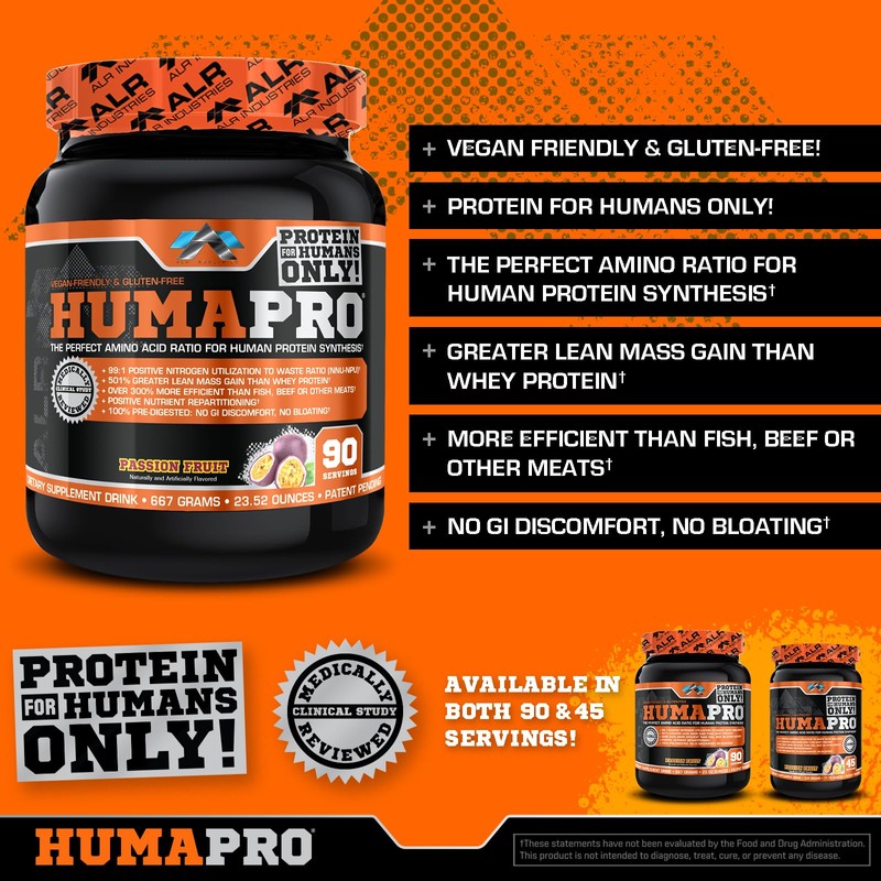 ALR Industries Humapro | Amino Acids Protein Matrix for Humans