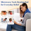 Microwave Heating Pad for Neck Pain Relief, Moist Therapy, 33"x4"
