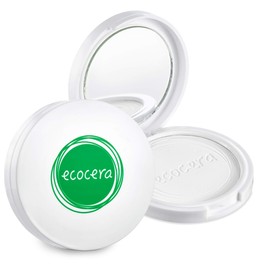 ECOCERA Bamboo Compact Powder Transparent Face Powder Hypoallergenic Natural Vegan 10g