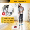 Spin Mop Replacement Handle for , 4-Section 30" to 58"