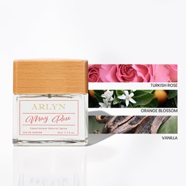 ARLYN May Rose Eau De Parfum Inspired by Chanelle's Coco Mademoiselle, Perfume for Women, Luxury Fragrance - Vegan, Cruelty-Free, and Eco-Conscious (1.7oz / 50ml)