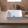 Luxier CS-013 Bathroom Porcelain Ceramic Vessel Vanity Sink Art Basin