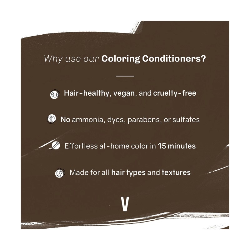 OVERTONE Haircare Semi-Permanent Color Depositing Conditioner with Shea Butte...
