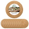 13 in Round Woven Placemats Plate Chargers Set of 12,