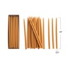 Creative Co-Op 24-Piece Unscented Thin Taper Candles in Box, Camel
