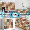Cendray Pack of 20 Tile Stickers Wall Decoration for Bathroom