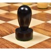 RoyalChessMall-3.9" Berliner Modern Minimalist Chess Pieces Only Set- Weighted Ebonised
