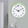 Cyrank Bathroom Clock with Suction Cups, Waterproof Bathroom Clock, Small