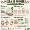 Desodorante piedra de alumbre para mujer hombre y niños