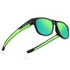 DEAFRAIN kids sunglasses for Boys Girls Polarized Sport Child Youth