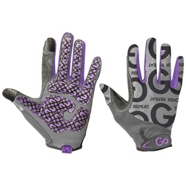 GoFit GF-WGFF-M/PPL Women's Pro Trainer Full-Finger Training Gloves (Medium)