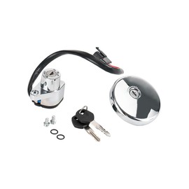 Artudatech Ignition Switch & Fuel Tank Cap Fit for Kawasaki VULCAN 500 LTD 800 CLASSIC 2001-2009