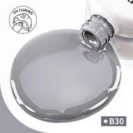 JODSONE16.5ml Silver Gel Nail Polish Silver Gel Polish High Gloss Soak Off U V Nail Manicure Salon DIY at Home