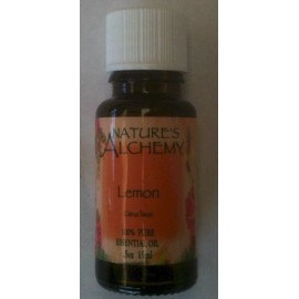 Nature's Alchemy 100% Pure Essential Oil - LEMON - .5 oz Bottle WA16539