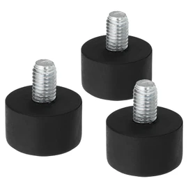 PATIKIL Universal M8x30mm Rubber Tripod Feet 3pcs Anti-Slip Tripod Replacement Parts for Camera Tripod Monopod Black