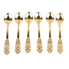 Coffee Spoon Holder Elegant Swan Shaped Alloy Mirror Polish Rich
