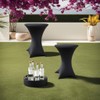 Littleprins Bar Table Covers, Set of 2, Stretch Bar Table
