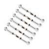 6Pcs Aluminum Alloy Adjustable Push RodsTurnbuckle Rod Linkage Accessories for