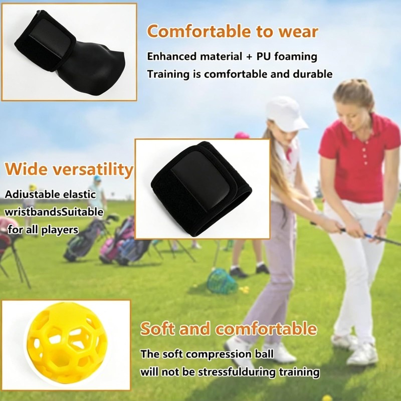 CocCCoon Golf Swing Trainer Ball Golf Training Aids,Wrist Trainer For