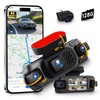 4K 360° Dash Cam 4-Channel Front/Rear/Inside/Side Car Dash Camera with