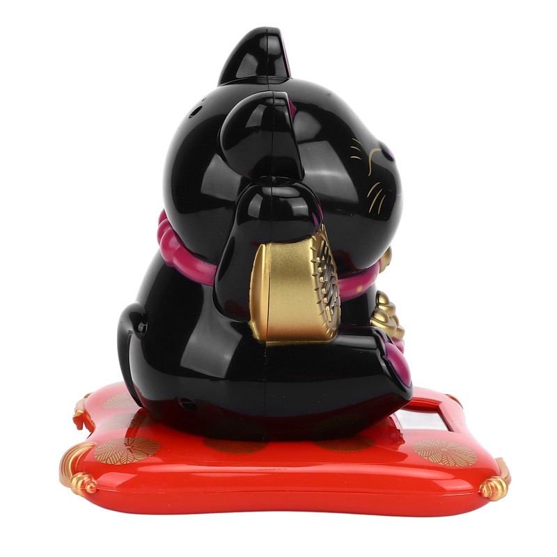 Lucky Cat Solar Powered Cute Decorative Wealth Welcoming Waving Fortune