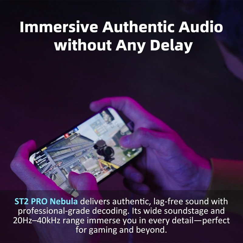 Hidizs ST2 IEM Cable USB-C, ESS ES9218AC Pro DAC Chip,