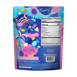 Suncore Foods White Dragon Fruit Chips & Snacks, Gluten-Free, Non-GMO, 5.32oz (1 Pack)