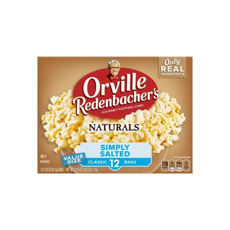 Popcorn Microwave Bundle - Orville Redenbacher's Microwave Popcorn Naturals 1
