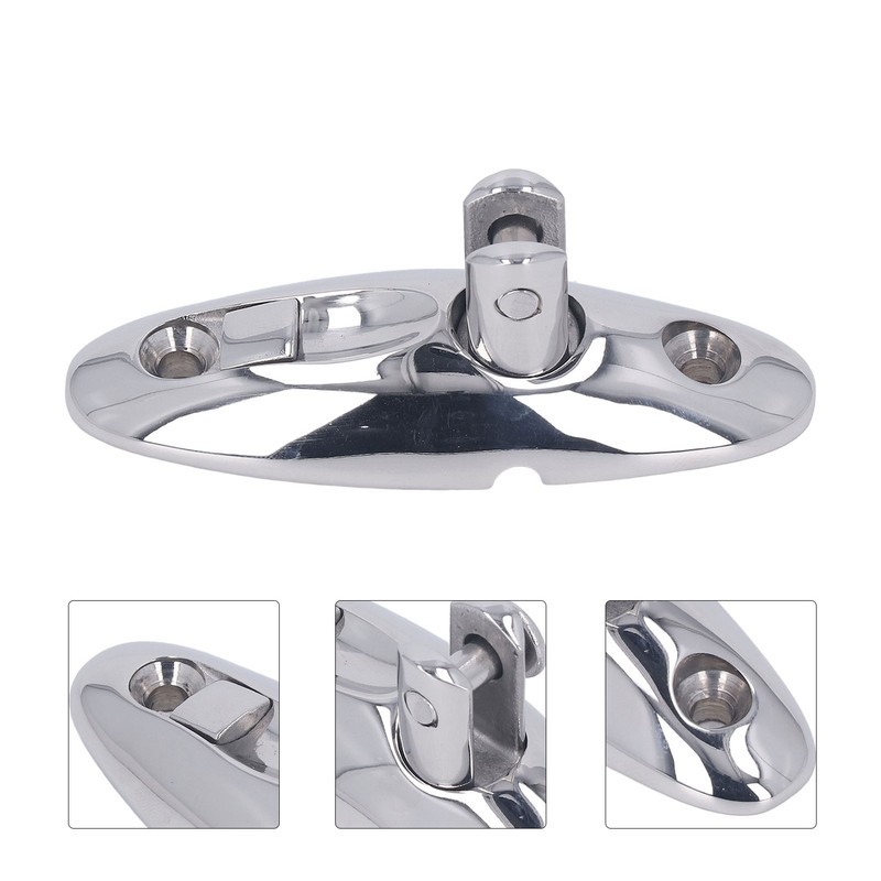 Swivel Deck Quick Release Hinge Stainless Steel 92mm Boat Bimini