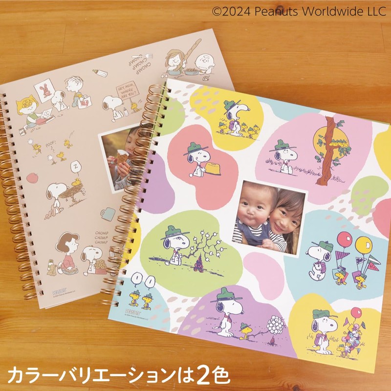 Nakabayashi WORA-SQ-378-PE2 Peanuts Snoopy Window Opening Album (Case Included)