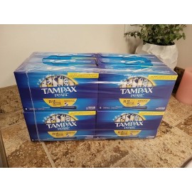 Tampax Pearl Regular Tampons, Unscented 96 ct. 12 boxes of 8