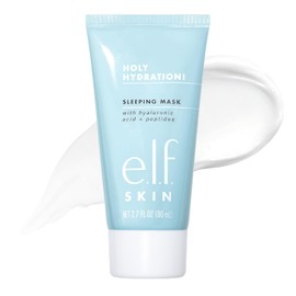 e.l.f. Holy Hydration Sleep, Ultra-Hydrating Dual-Use Face Mask, Replenishes & Nourishes Dry Skin for a Plumped up Complexion, White, 2.7 Fl Oz, 80 ml