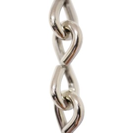 RCH Hardware CH-S50-06-PN-10 |5 Gauge Decorative Solid Steel Single Jack Fixture Chain | 10 Foot Increments | Polished Nickel Finish