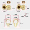 Screw Nut Cap, M7 Left/Right Handle Knob Locking Fishing Reel