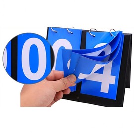Foldable Portable Multi-Sport Scoreboard Portable 3-Digit (Random Color) 3ea