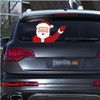 Christmas Wiper Car Sticker Cute Santa Claus Waving Windshield Wiper
