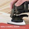 Pmueuff Sandpaper Triangle Sander, Pack of 4 93 mm Sanding