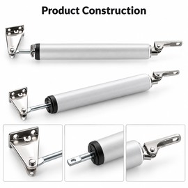 Automatic Door Closer for Home and Office – 90° Positioning Stop, Adjustable Soft-Close Mechanism for Smooth Door Operation