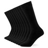 FM London Men's Smart Classic Socks, Black (Black), 39-45 (10