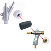 HOLDWIN Boron Carbide Nozzle Sandblaster Gun Nozzle Siphon Blast Gun