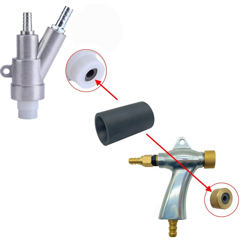 HOLDWIN Boron Carbide Nozzle Sandblaster Gun Nozzle Siphon Blast Gun