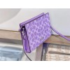 Coach NWT Coach Slim Crossbody Bag In Signature Canvas Purple