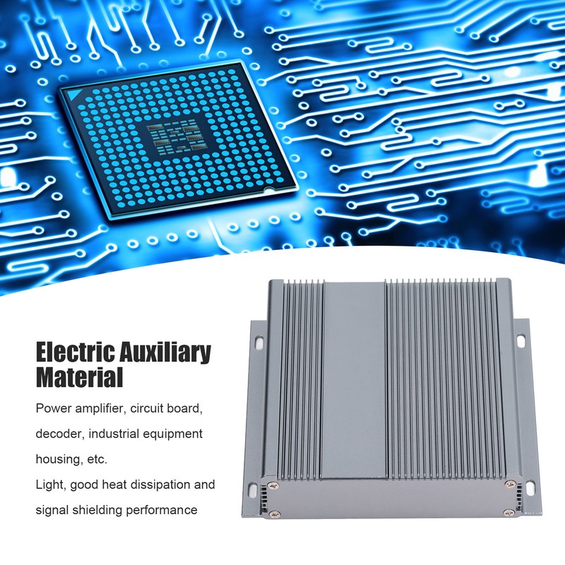 Aluminum Alloy Electric Box Project Junction Case Integrated Enclosure 31x143x130mm