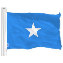 USA American & Somalia Somali Flags 3x5 FT Combo Printed 150D Polyester By G128