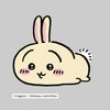 Charapita Chiikawa Rabbit Iron on Print Sheet 3, Mini CK-A-202307-mi3,