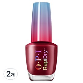 OPI Rapid Dry Nail Polish, RD0015 SKIP A BEET, 2 pieces, 9ml / 오피아이 래피드라이 매니큐어, RD0015 SKIP A BEET, 2개, 9ml