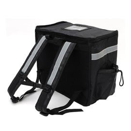 AllGIFT Picnic Bags Thermal With Cup Holders Food Warmer Bags Easy Clean Black Reusable Cooler Bag Food & Drink Delivery