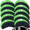 Golf Iron Head Covers with Number Printed Value 10 Pcs/Set,