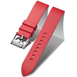 BINLUN FKM Rubber Watch Band Quick Release Fluororubber Watch Straps 19mm 20mm 21mm 22mm 24mm Durable Fluoro Silicone Sport Watchbands Replacement for Men Women Black/Brown/Blue/Red/Green/Orange